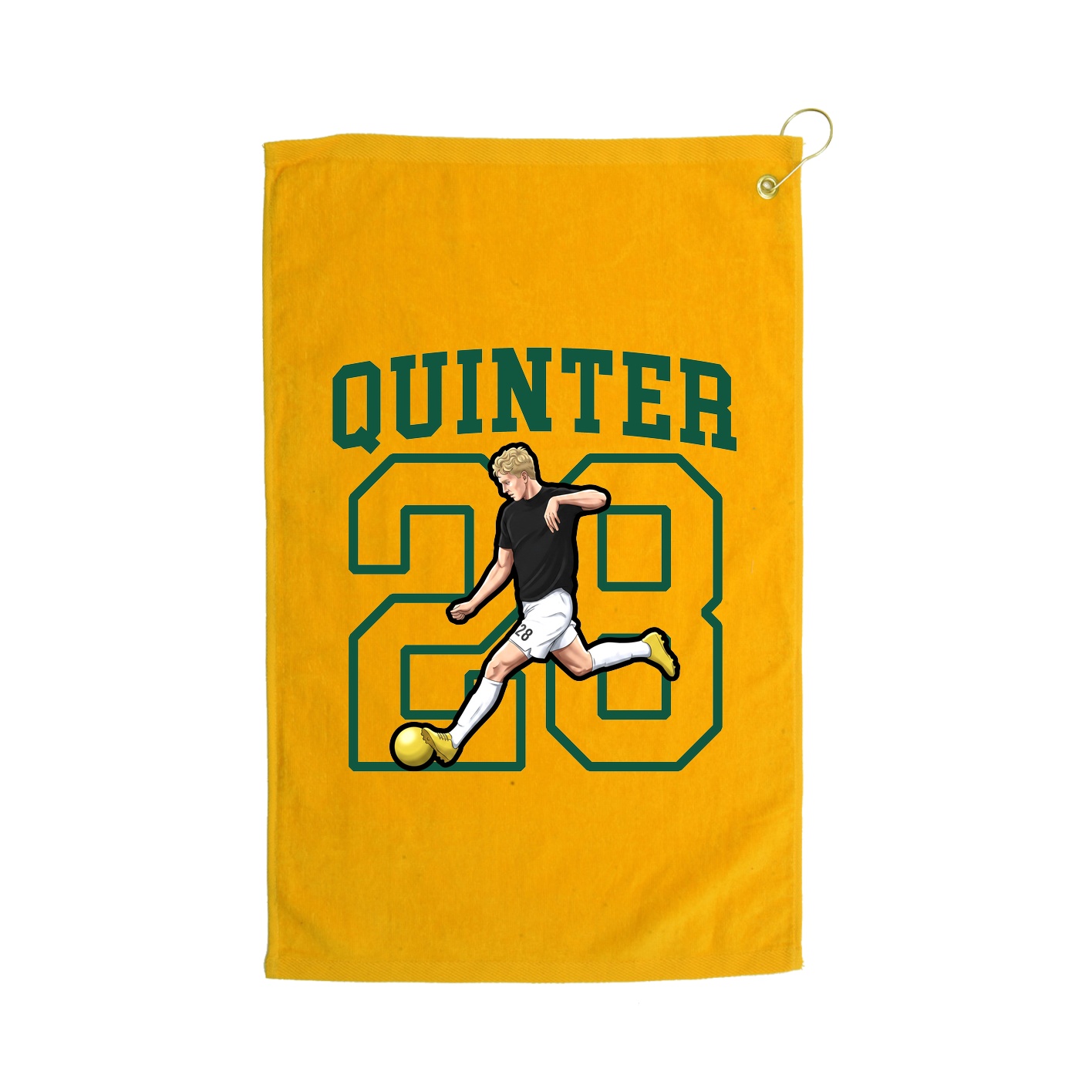 Golf Towel — Shirsey in Gold