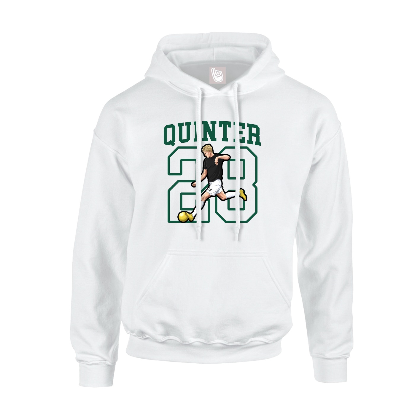 Youth Hoodie — Shirsey in White