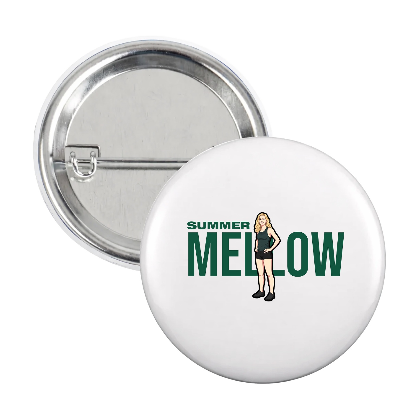 Game Day Button — Player Name in White