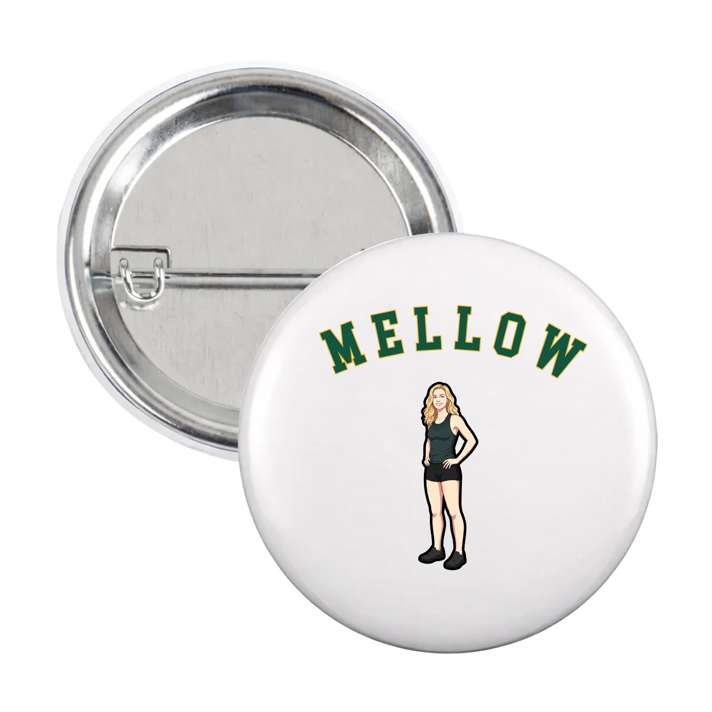 Game Day Button — Shirsey Arch in White