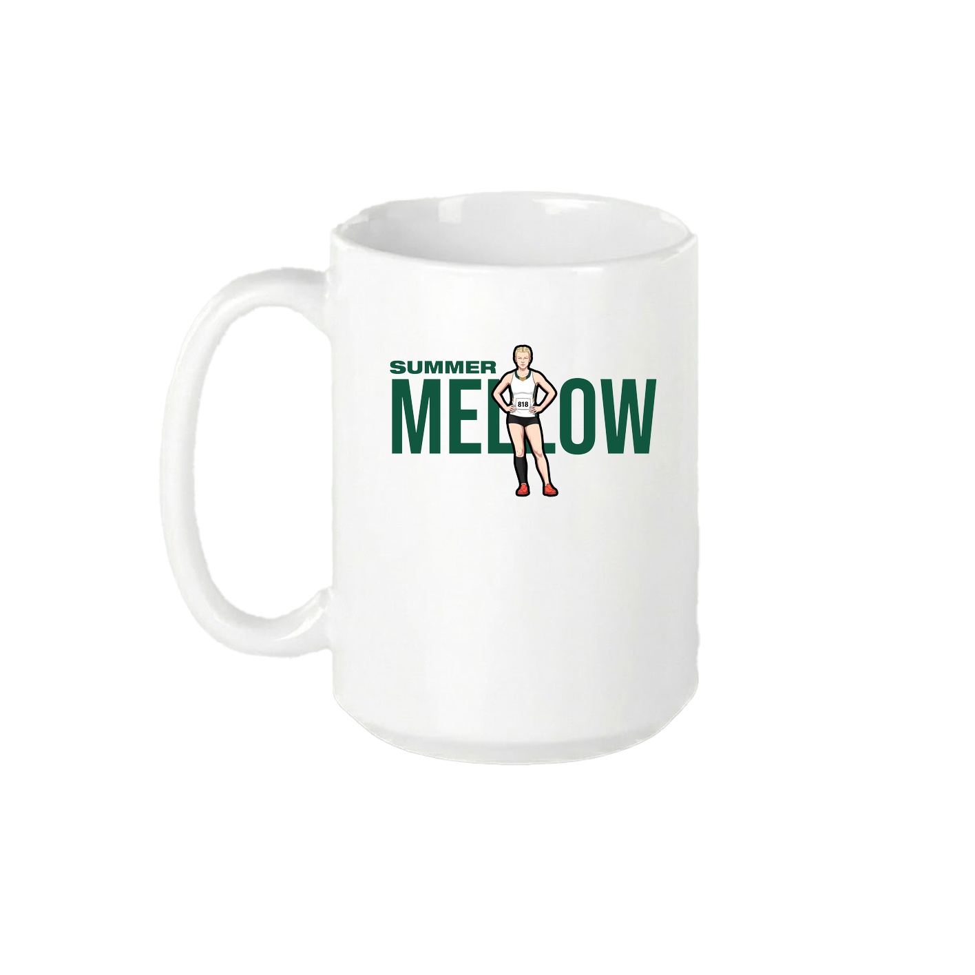 15oz Coffee Mug — Player Name in White