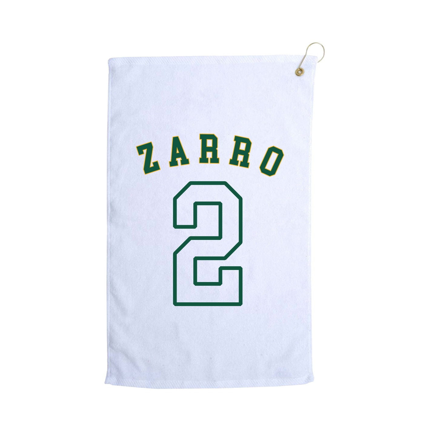 Golf Towel — Shirsey Arch in White