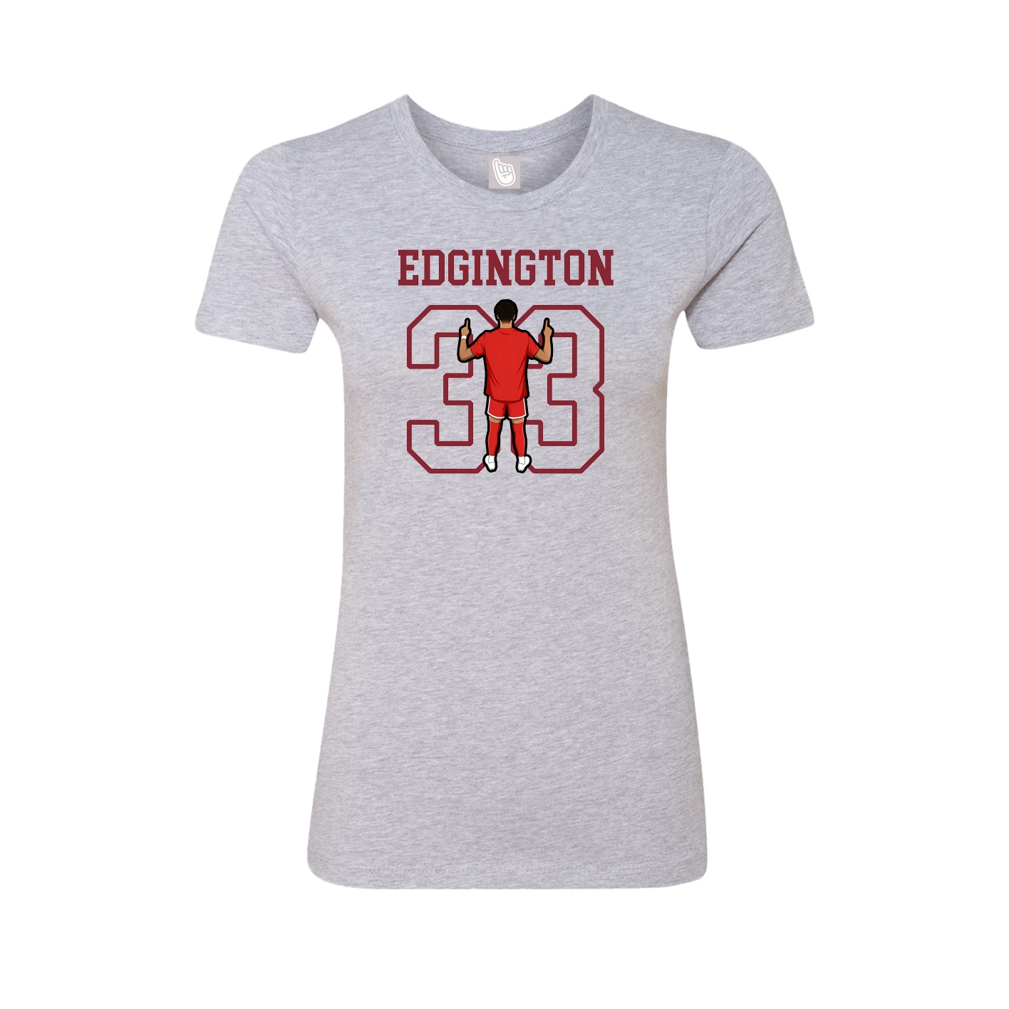Fitted Women's Tee — Shirsey in Grey