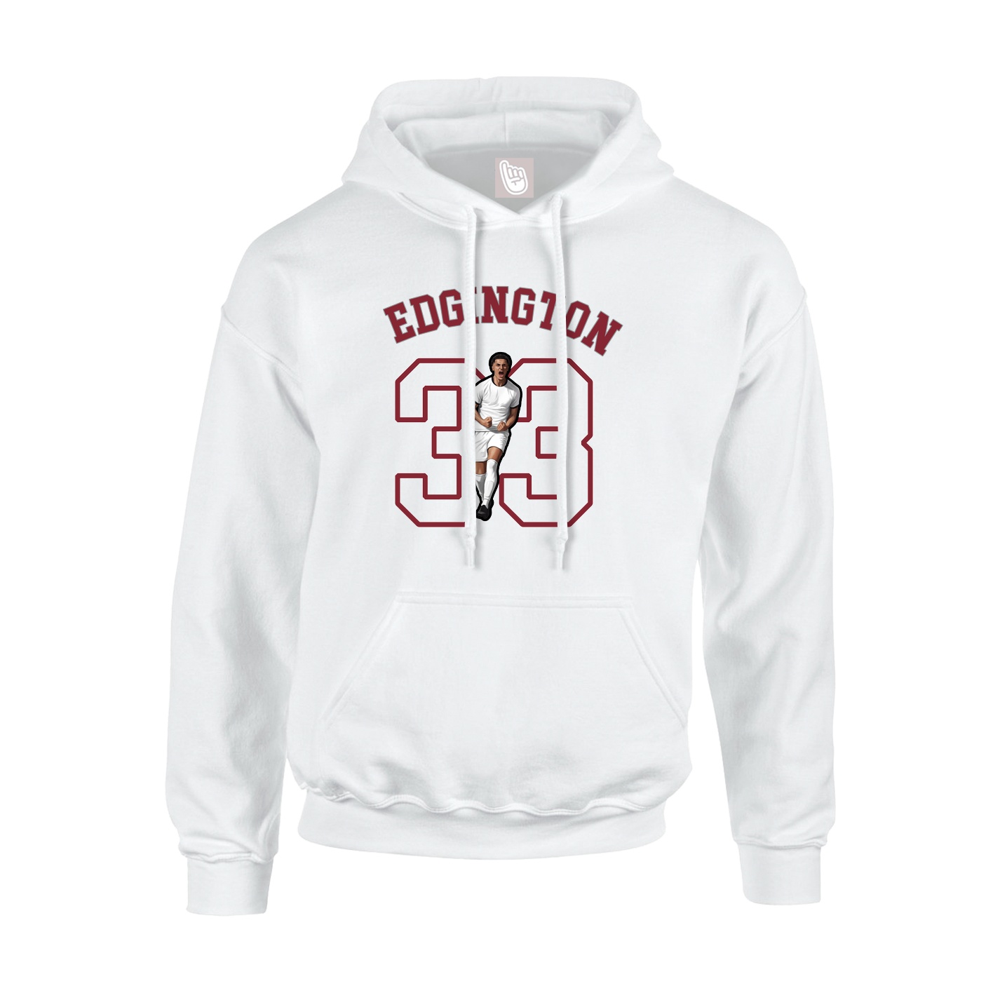 Youth Hoodie — Shirsey Arch in White