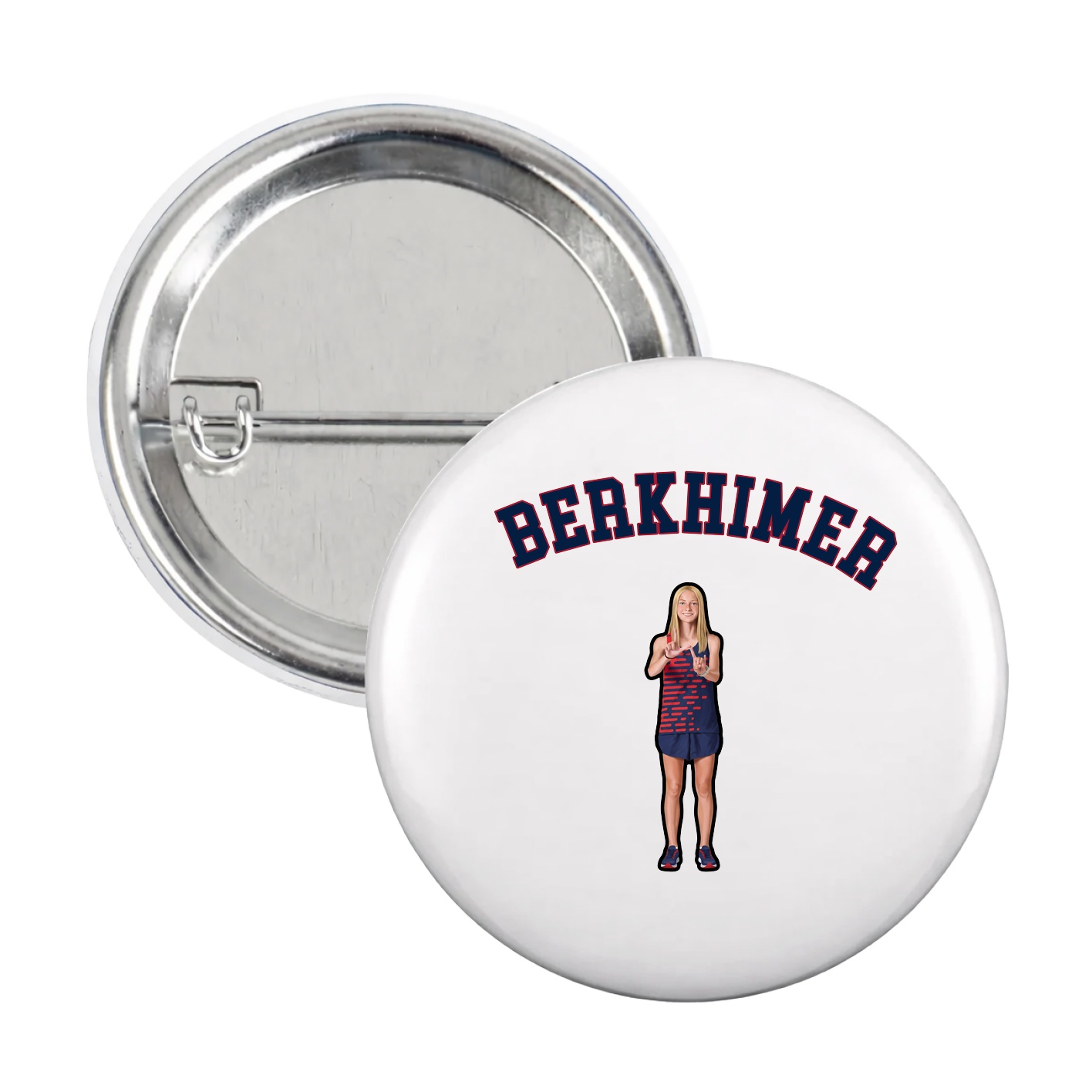 Game Day Button — Shirsey Arch in White