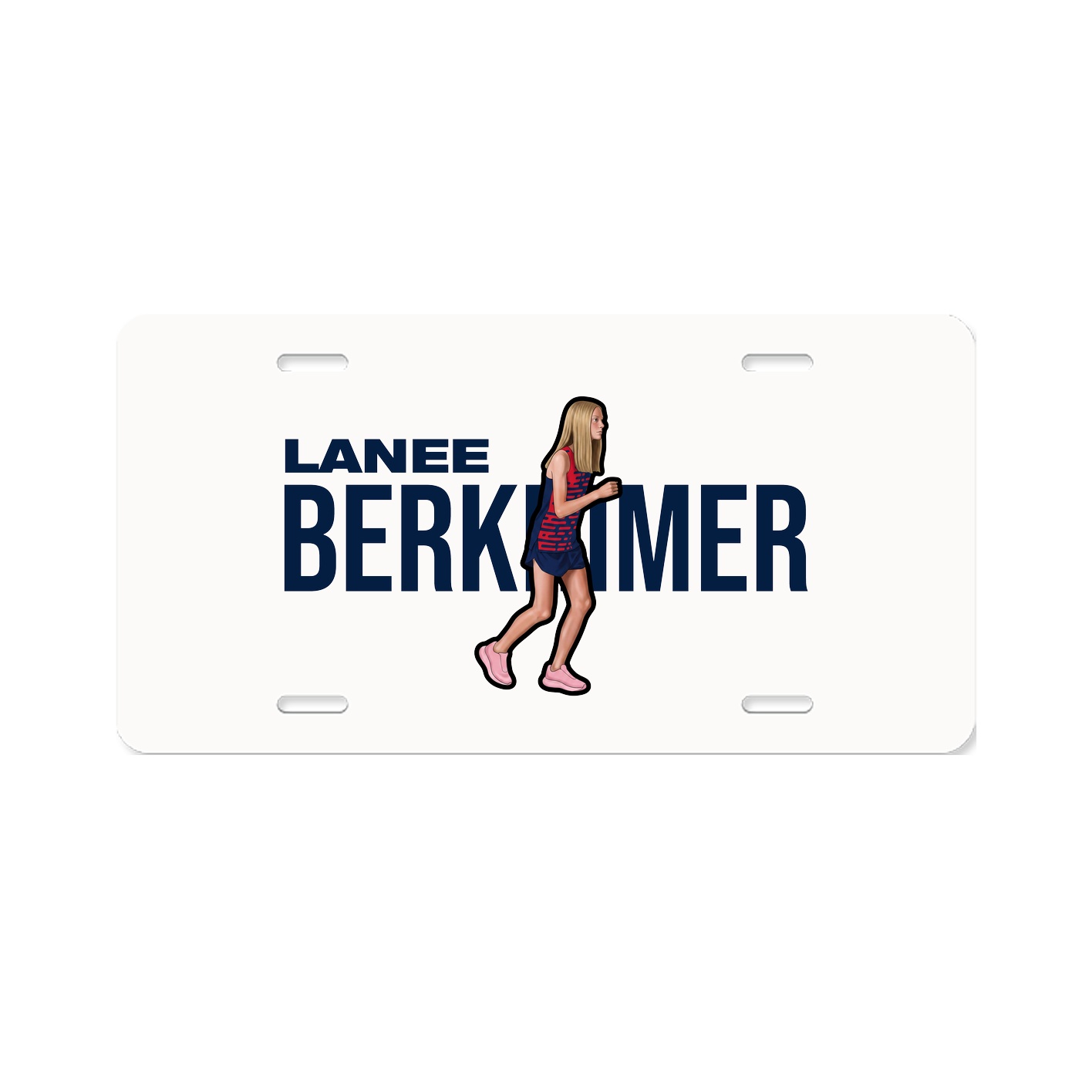 License Plate — Player Name in Classic
