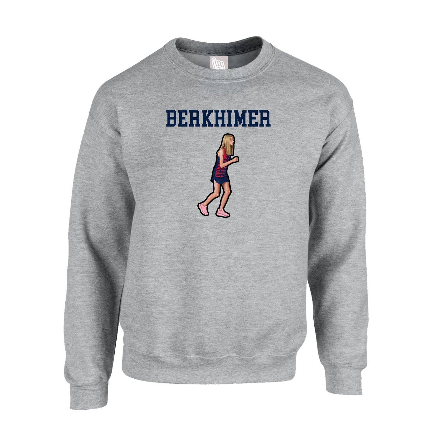 Fleece Crew — Shirsey in Grey
