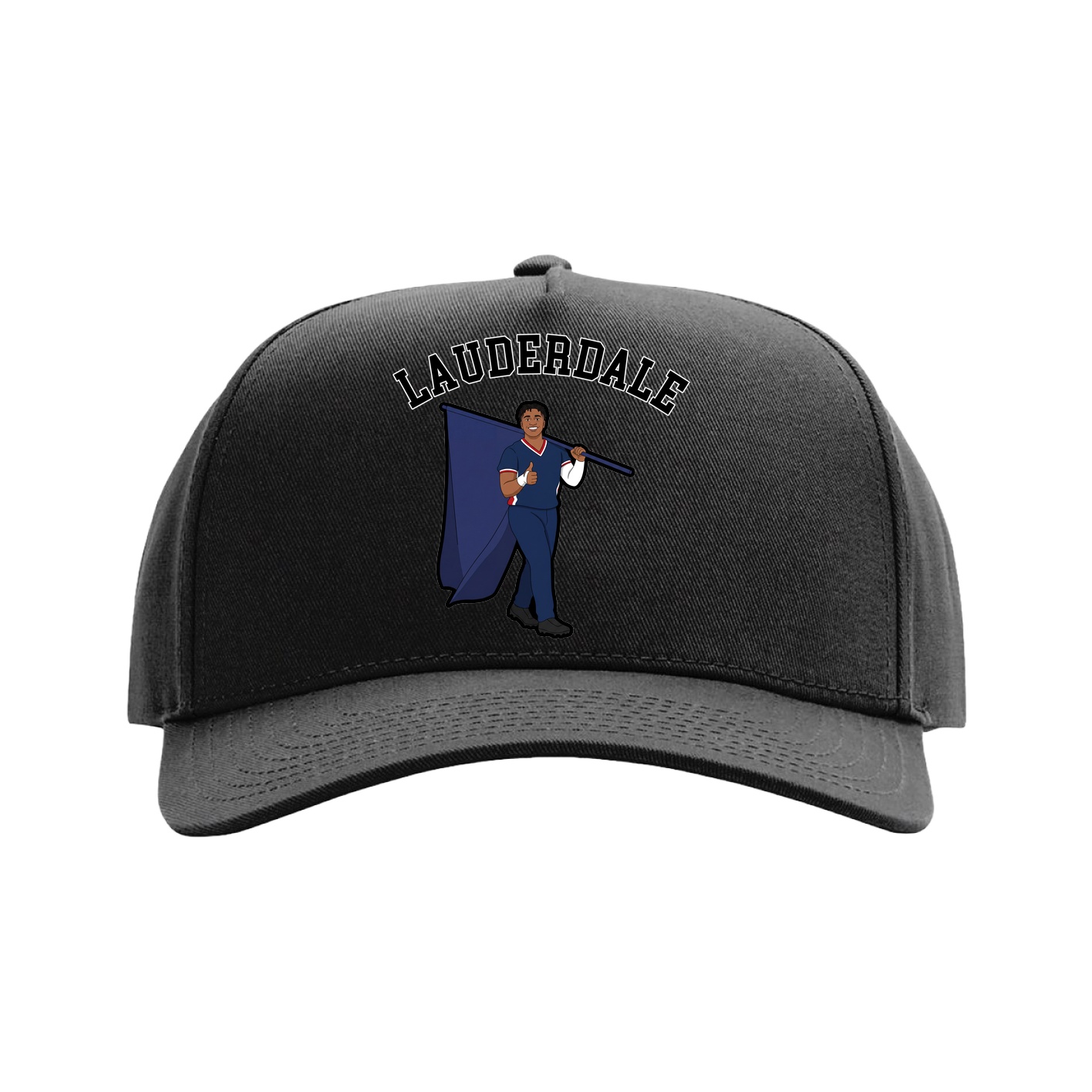 Full Fabric Five-Panel Champ Cap