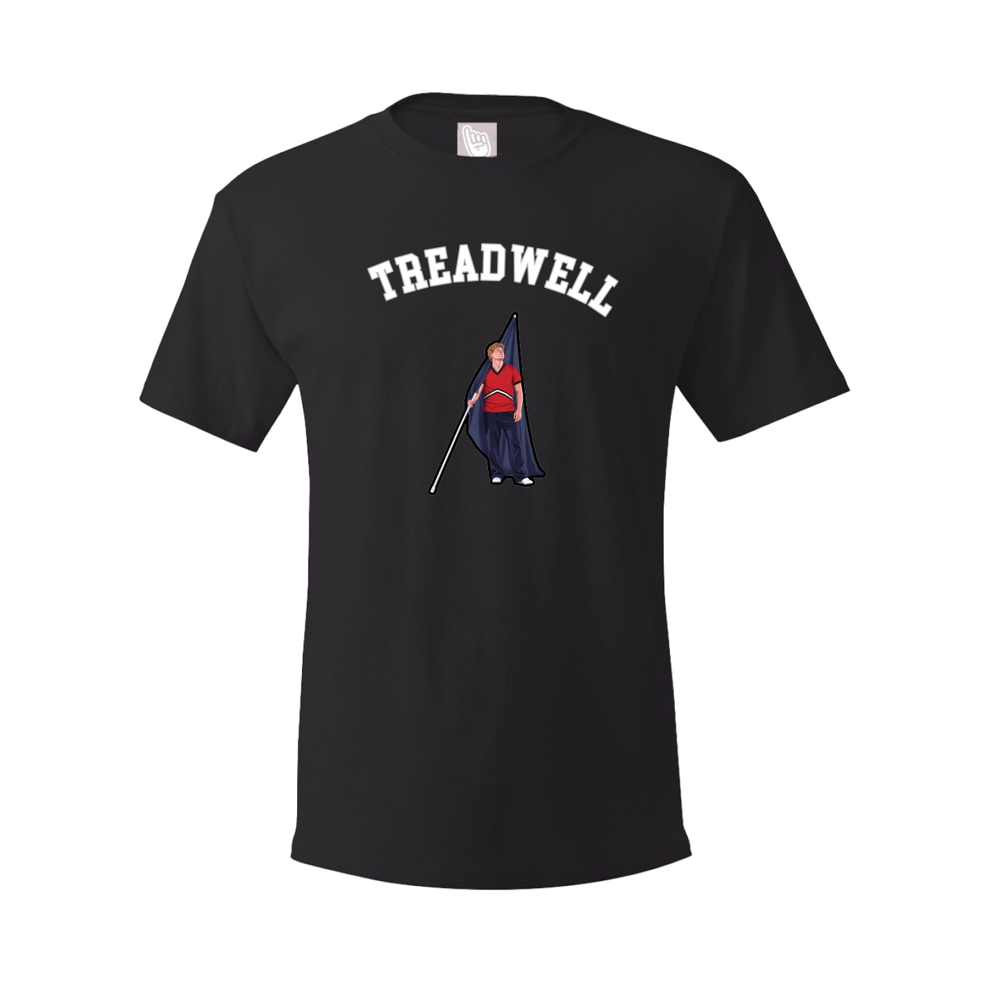 Youth Tee — Shirsey Arch in Black