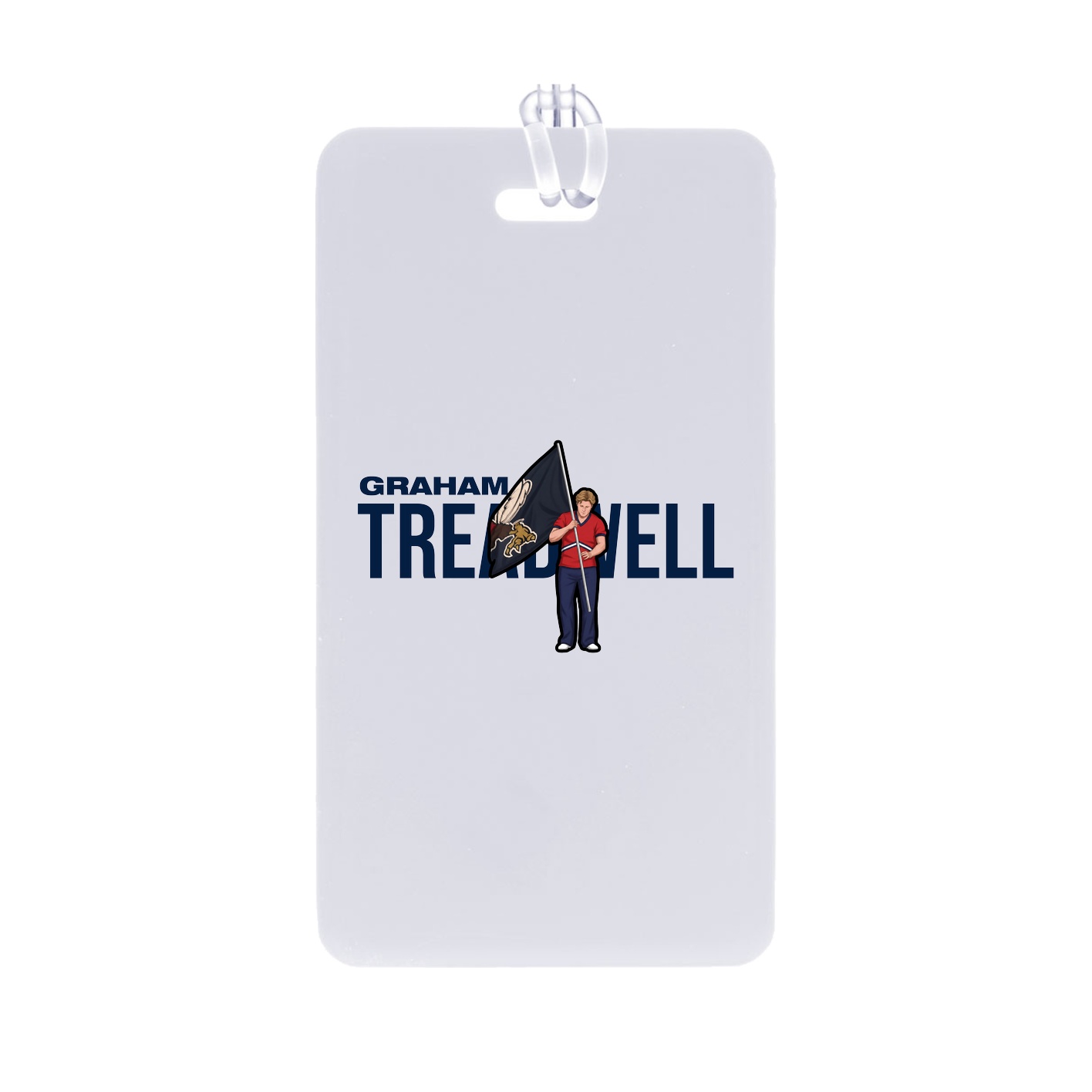 Bag Tag — Player Name in Classic