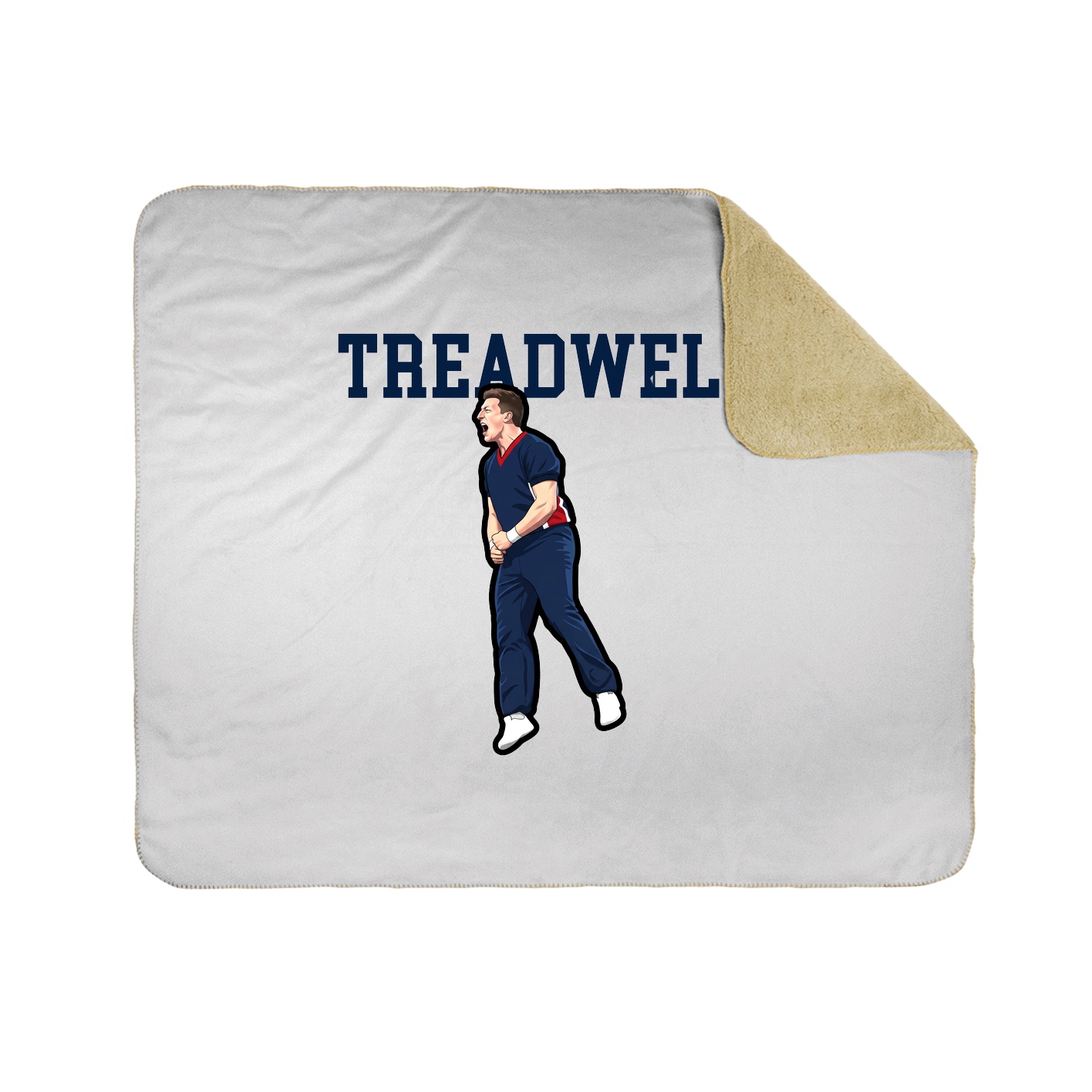 Throw Blanket — Shirsey in White