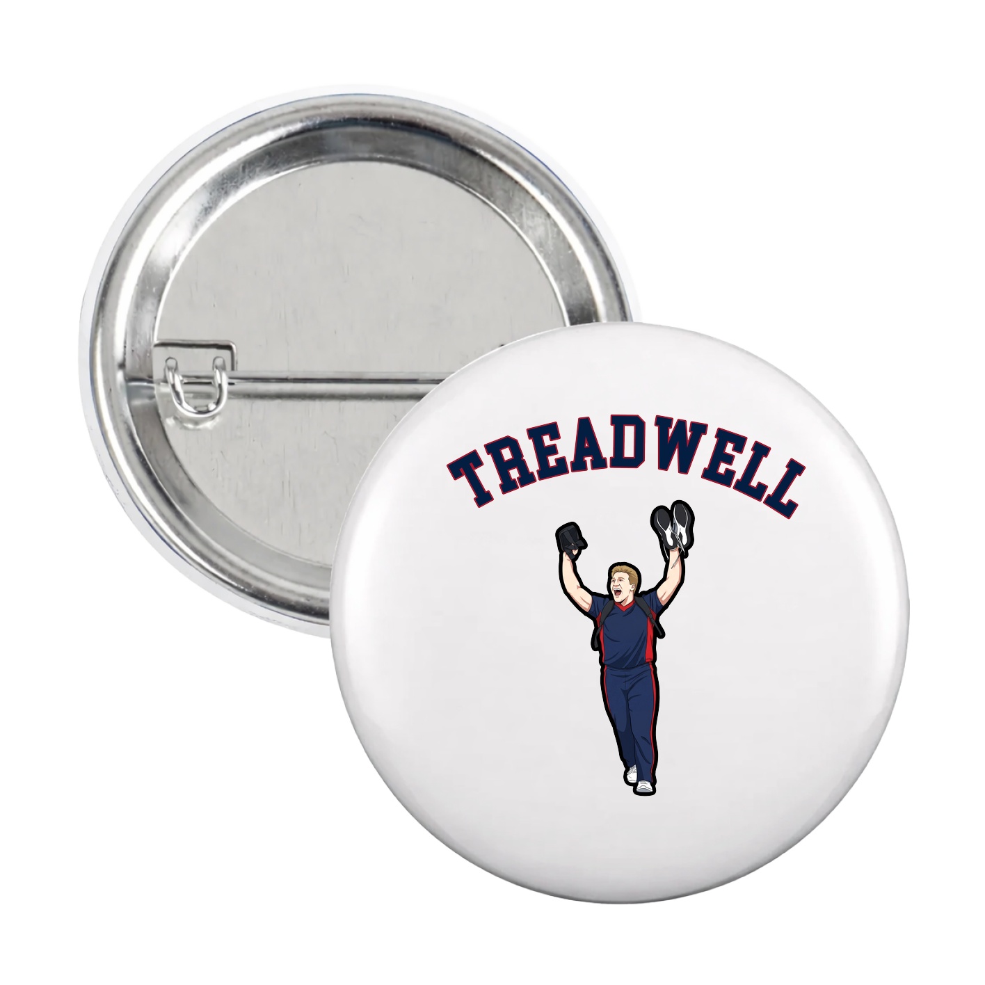Game Day Button — Shirsey Arch in White