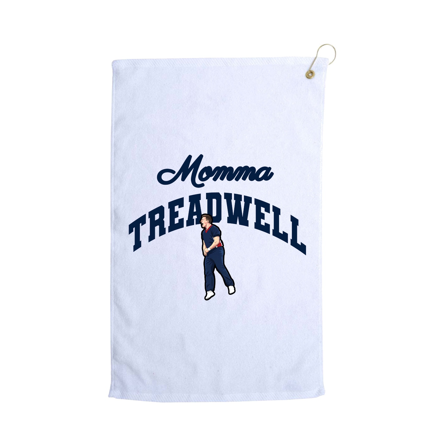 Golf Towel — Mothers Day Arch in White