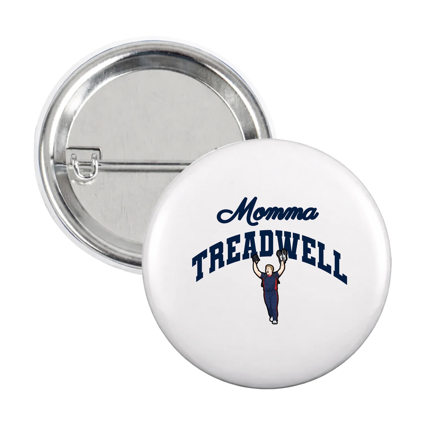 Game Day Button — Mothers Day Arch in White