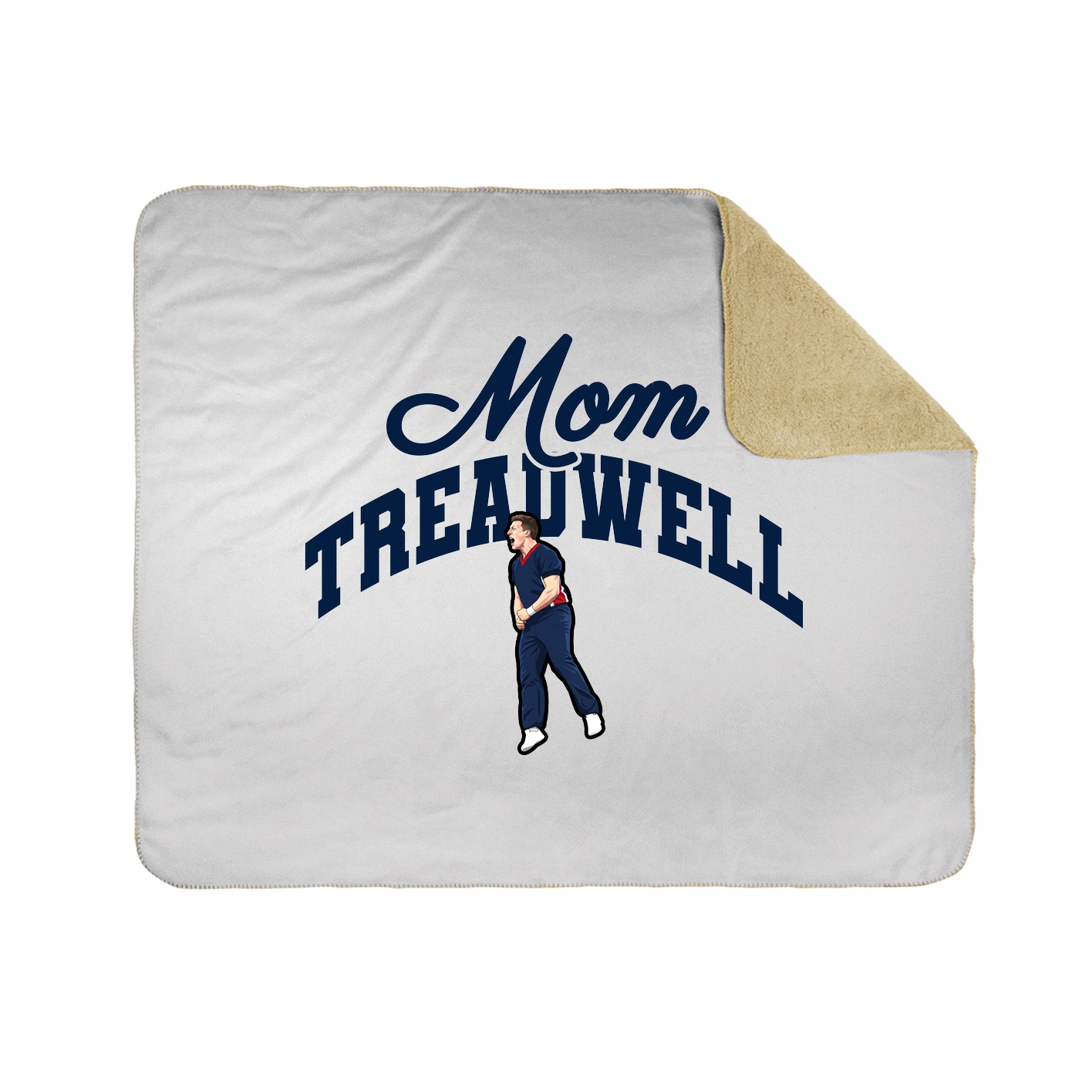 Throw Blanket — Mothers Day Arch in White