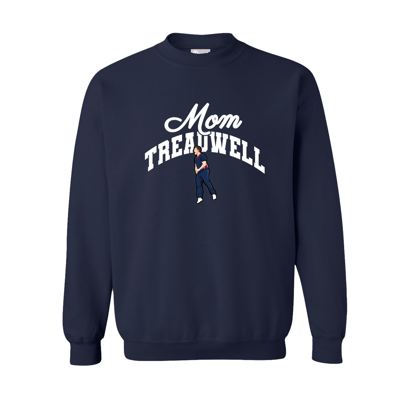 Fleece Crew — Mothers Day Arch in Navy