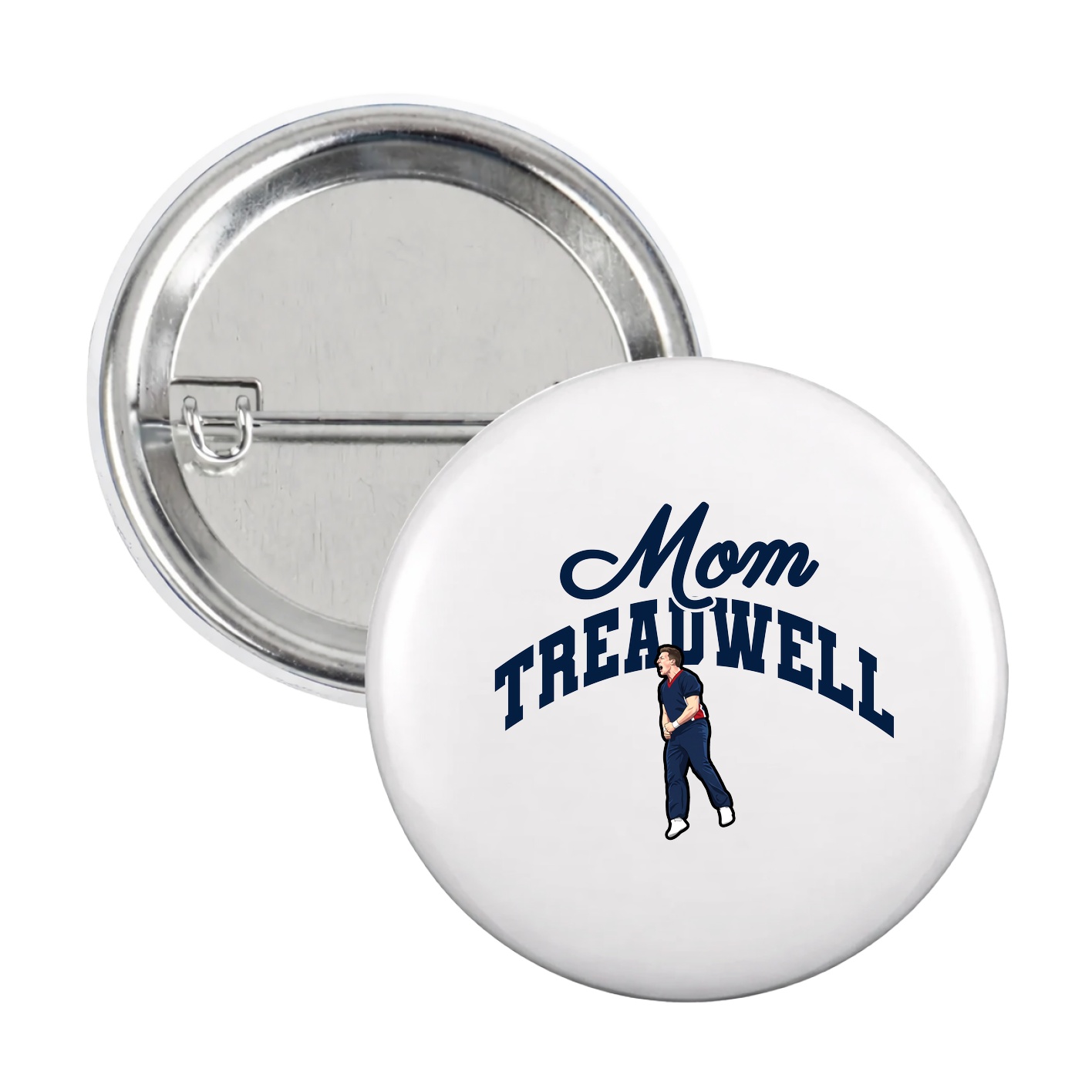 Game Day Button — Mothers Day Arch in White