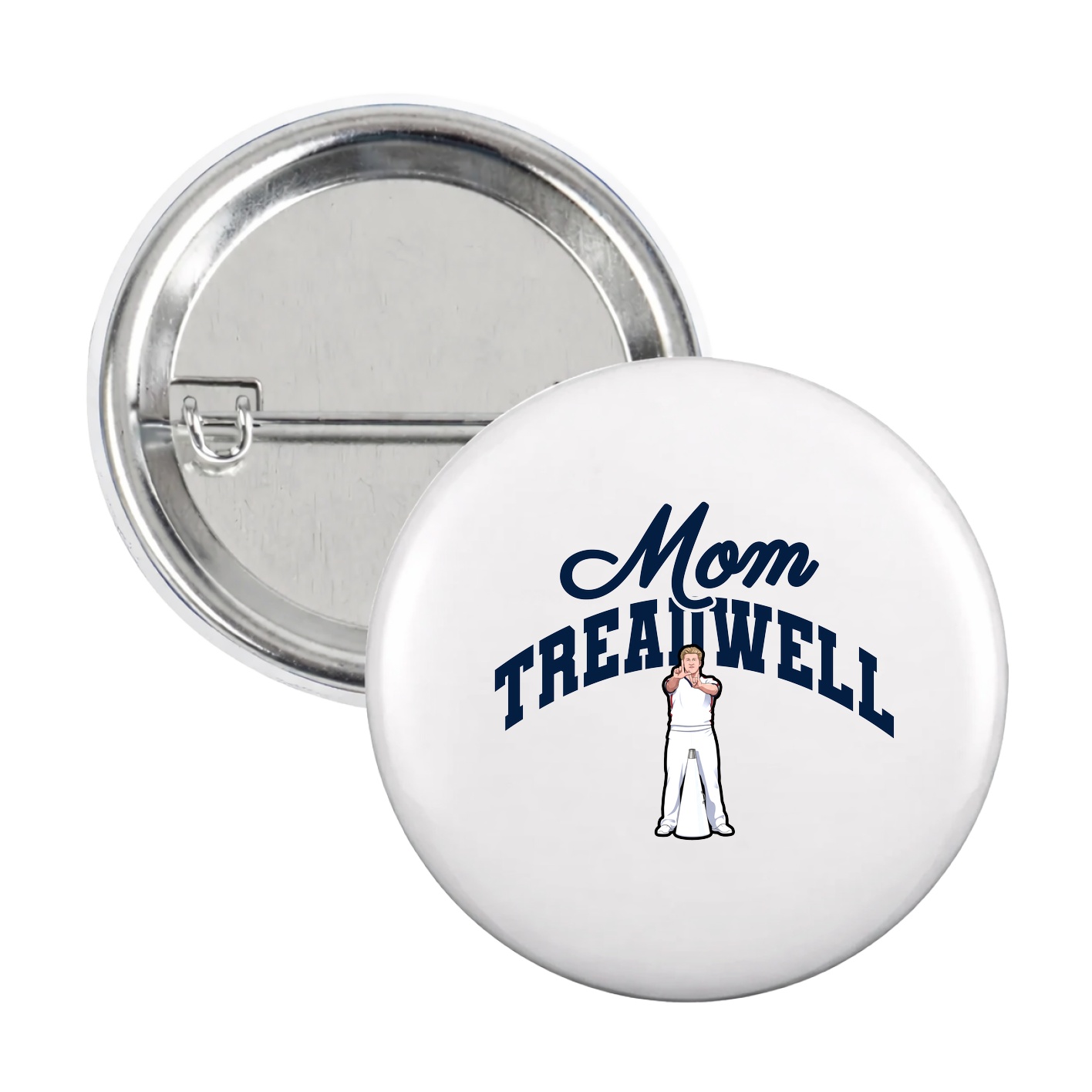 Game Day Button — Mothers Day Arch in White