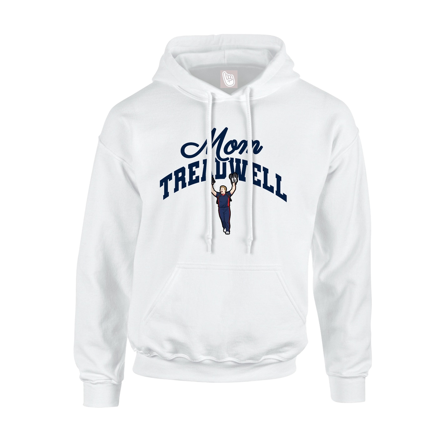 Youth Hoodie — Mothers Day Arch in White