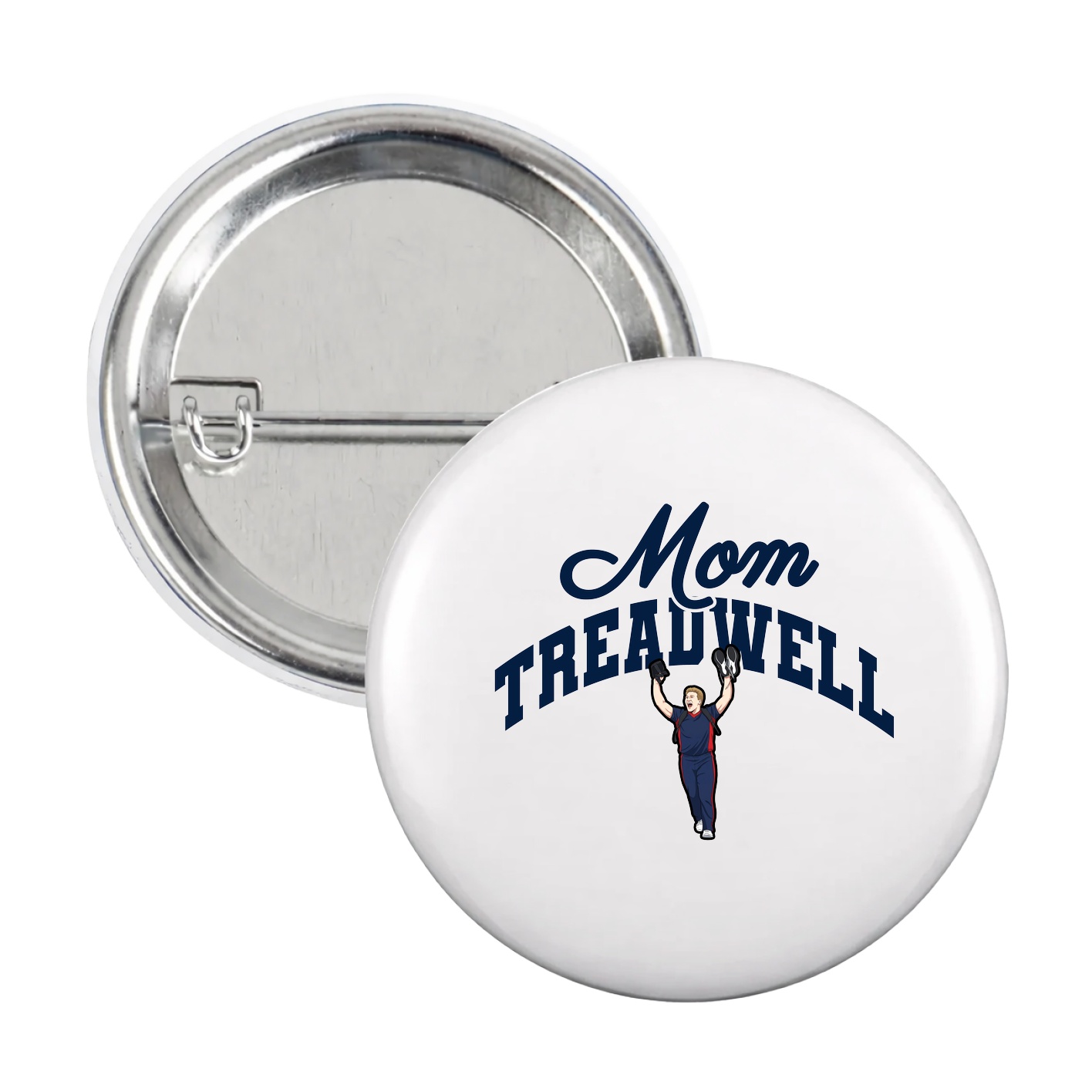 Game Day Button — Mothers Day Arch in White