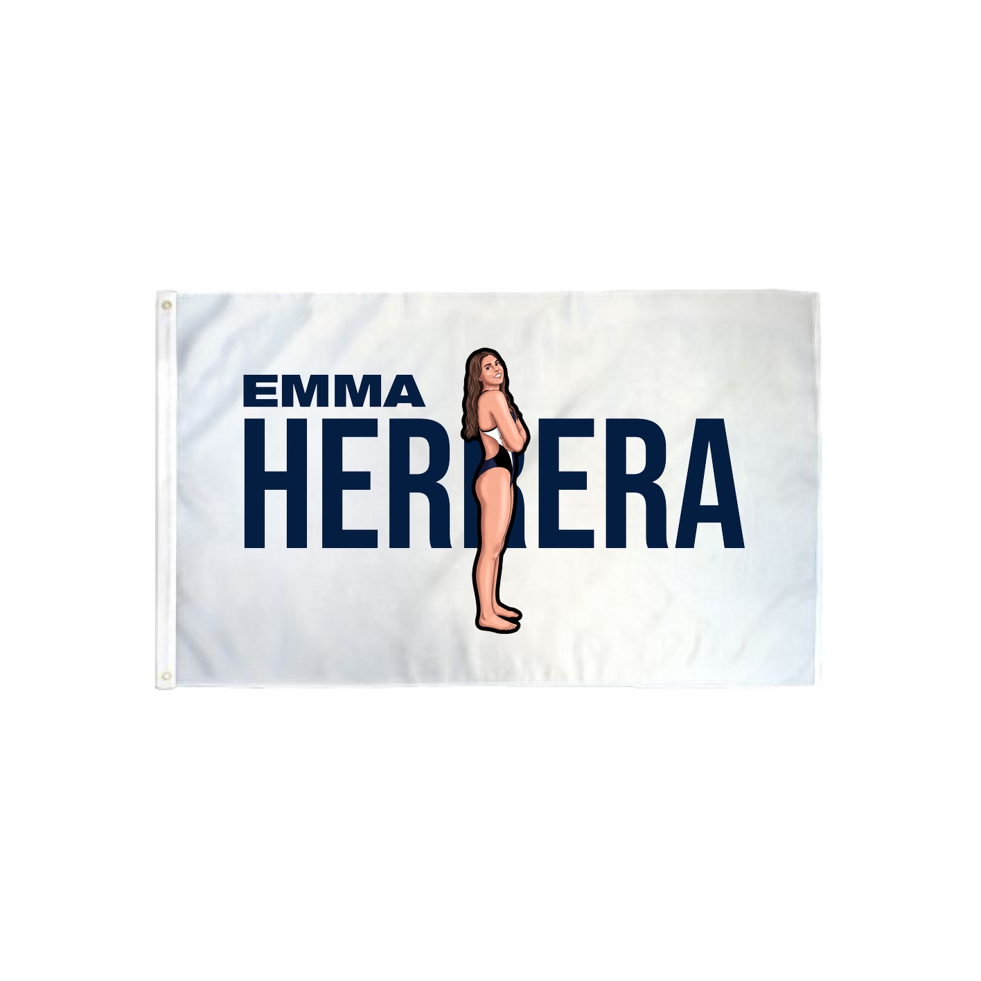 3x5 Flag — Player Name in Classic