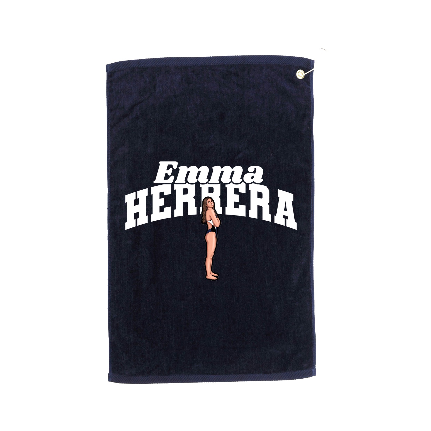 Golf Towel — Signature Arch in Navy