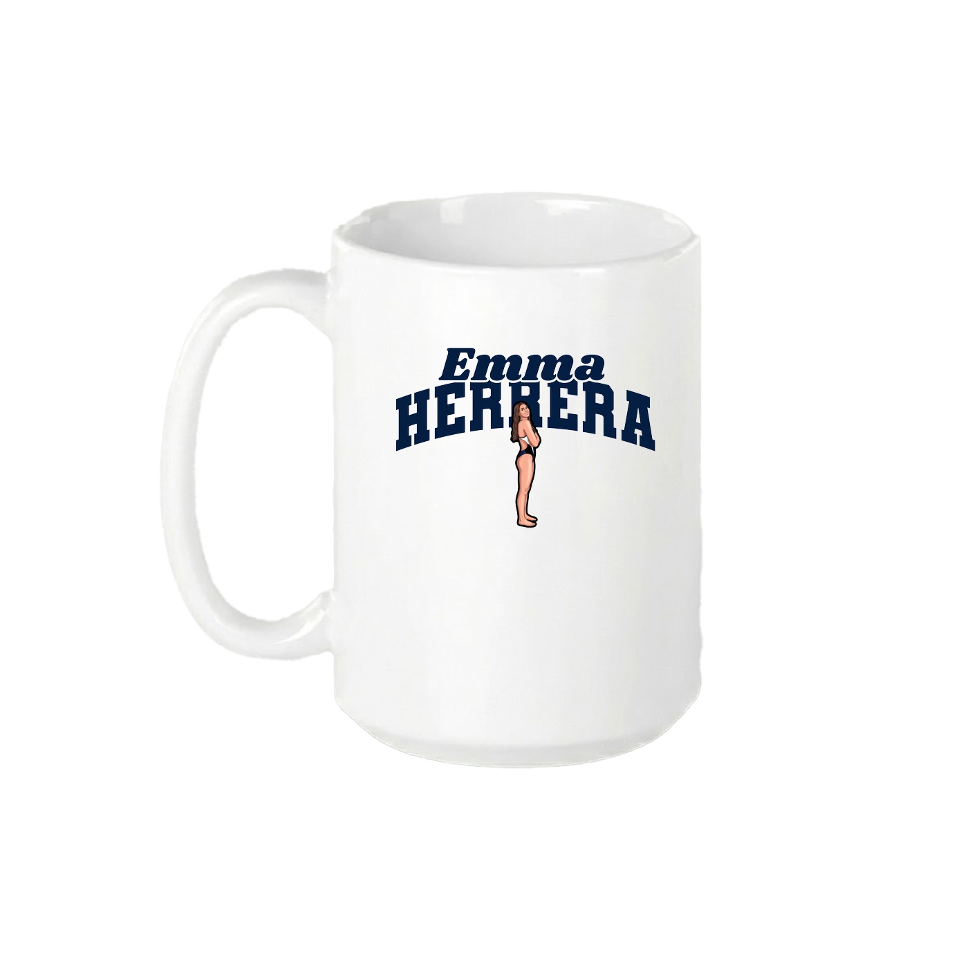 15oz Coffee Mug — Signature Arch in White