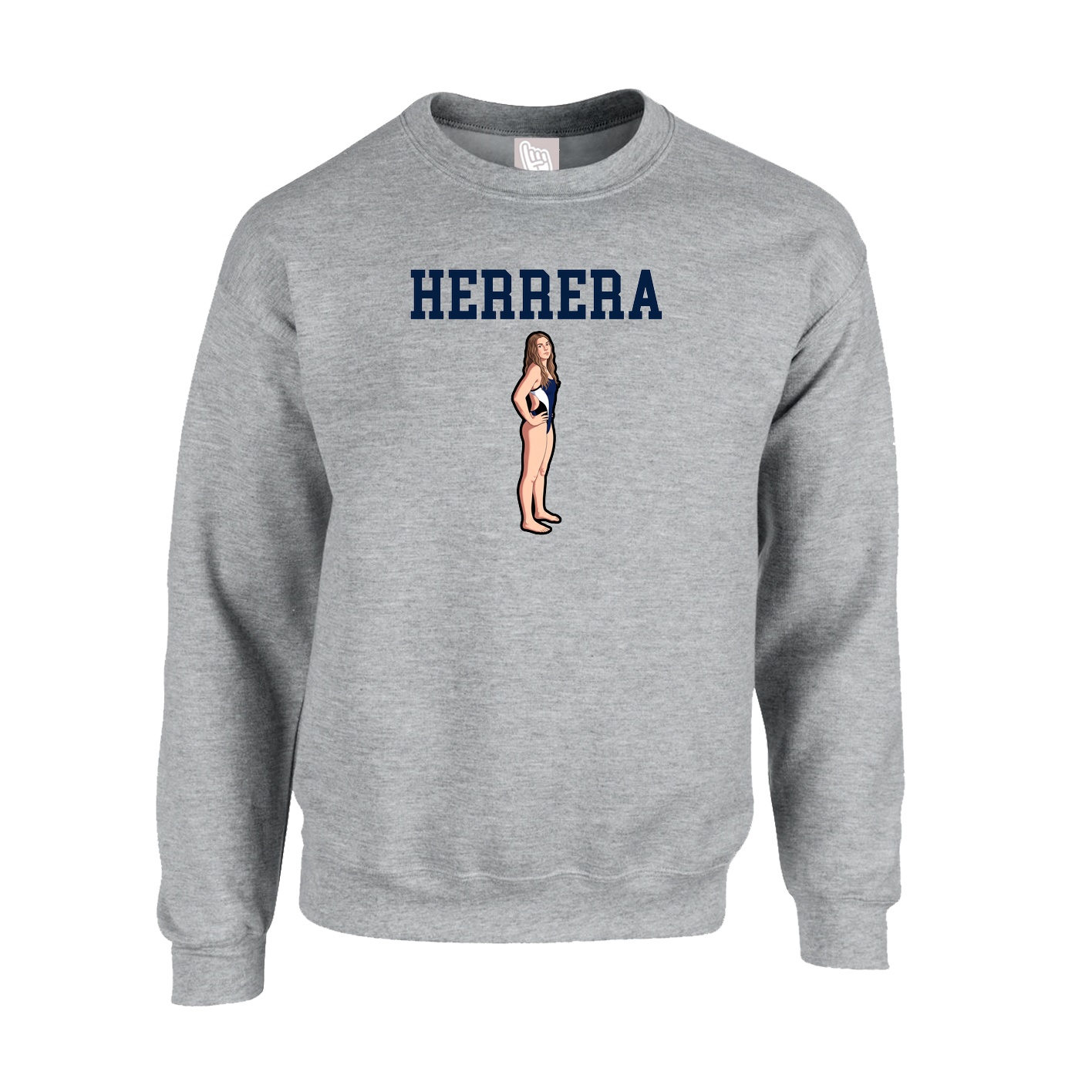 Fleece Crew — Shirsey in Grey
