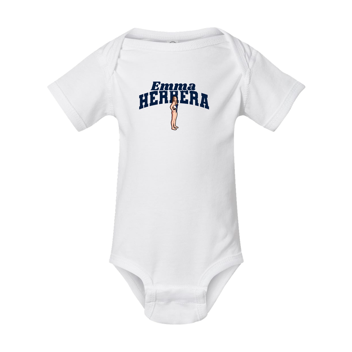 Baby Onesie — Signature Arch in White
