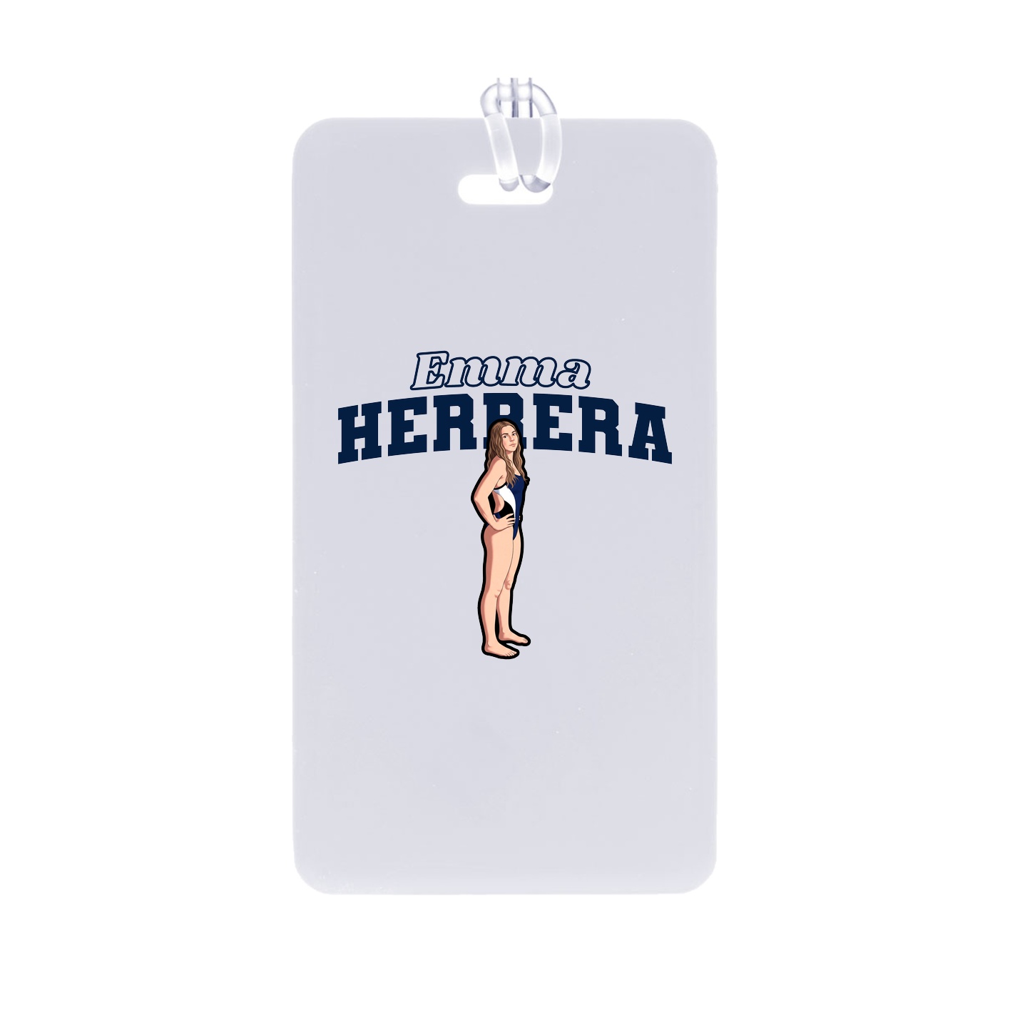 Bag Tag — Name Arch in Classic