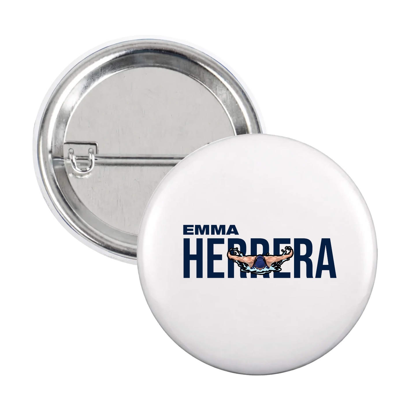Game Day Button — Player Name in White