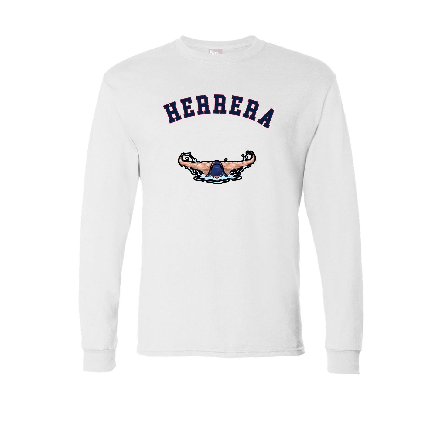 Long Sleeve Tee — Shirsey Arch in White
