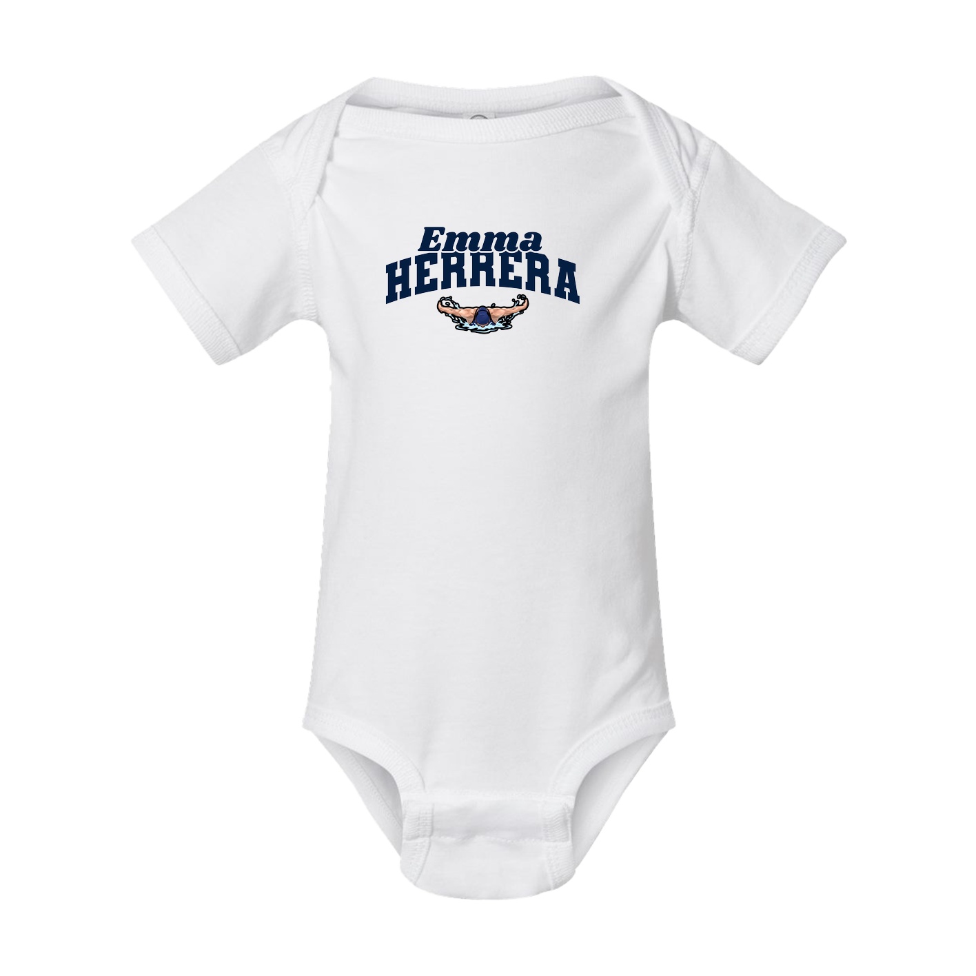 Baby Onesie — Signature Arch in White