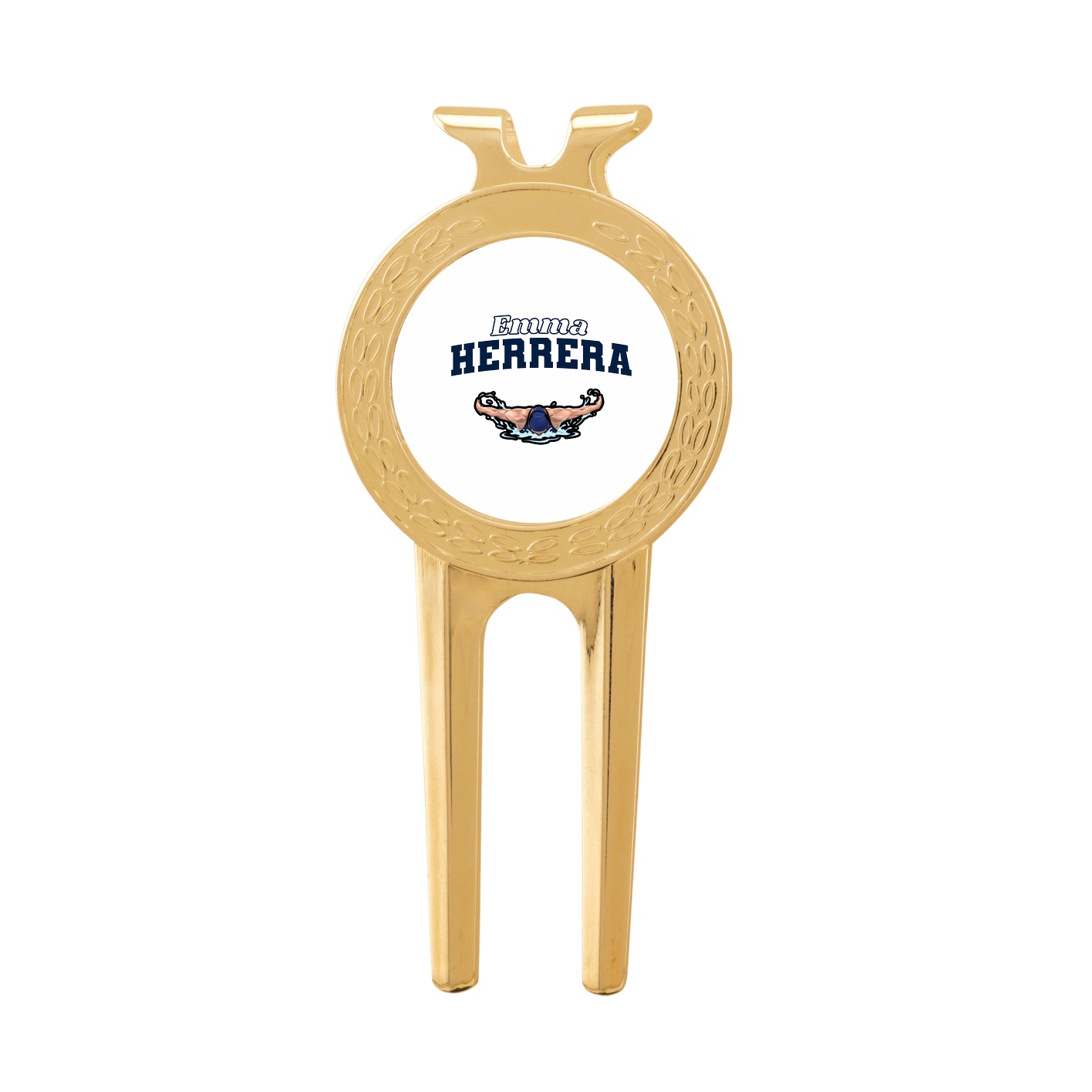 Divot Tool with Ball Marker — Name Arch in Classic
