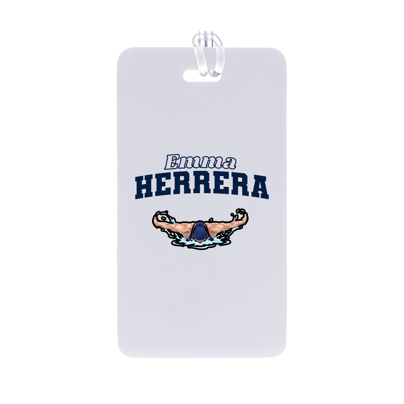 Bag Tag — Name Arch in Classic