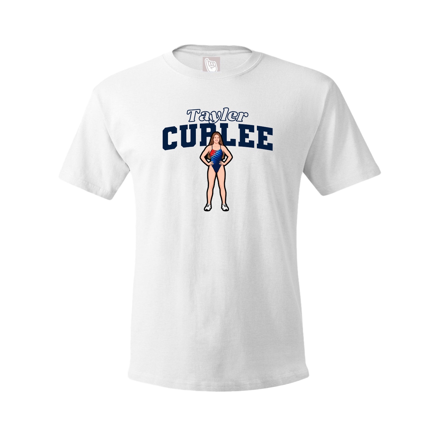 Tee — Name Arch in White