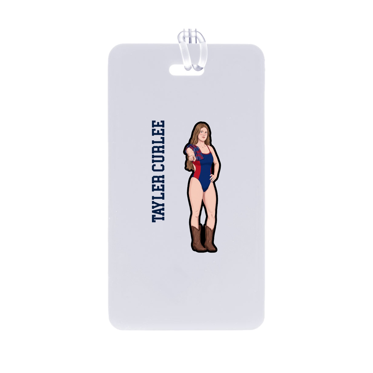 Bag Tag — Name Vertical in Classic