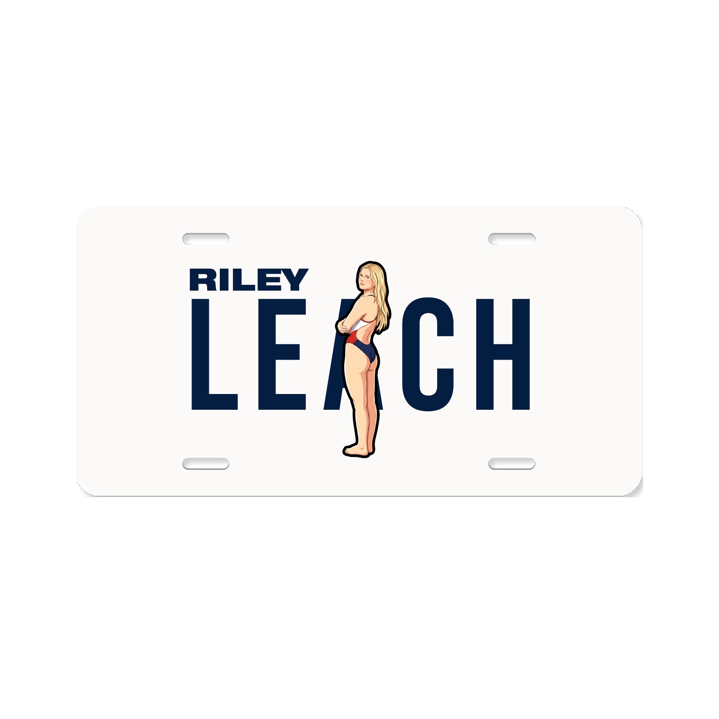 License Plate — Player Name in Classic