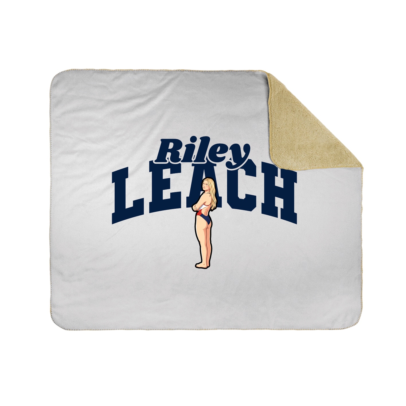 Throw Blanket — Signature Arch in White
