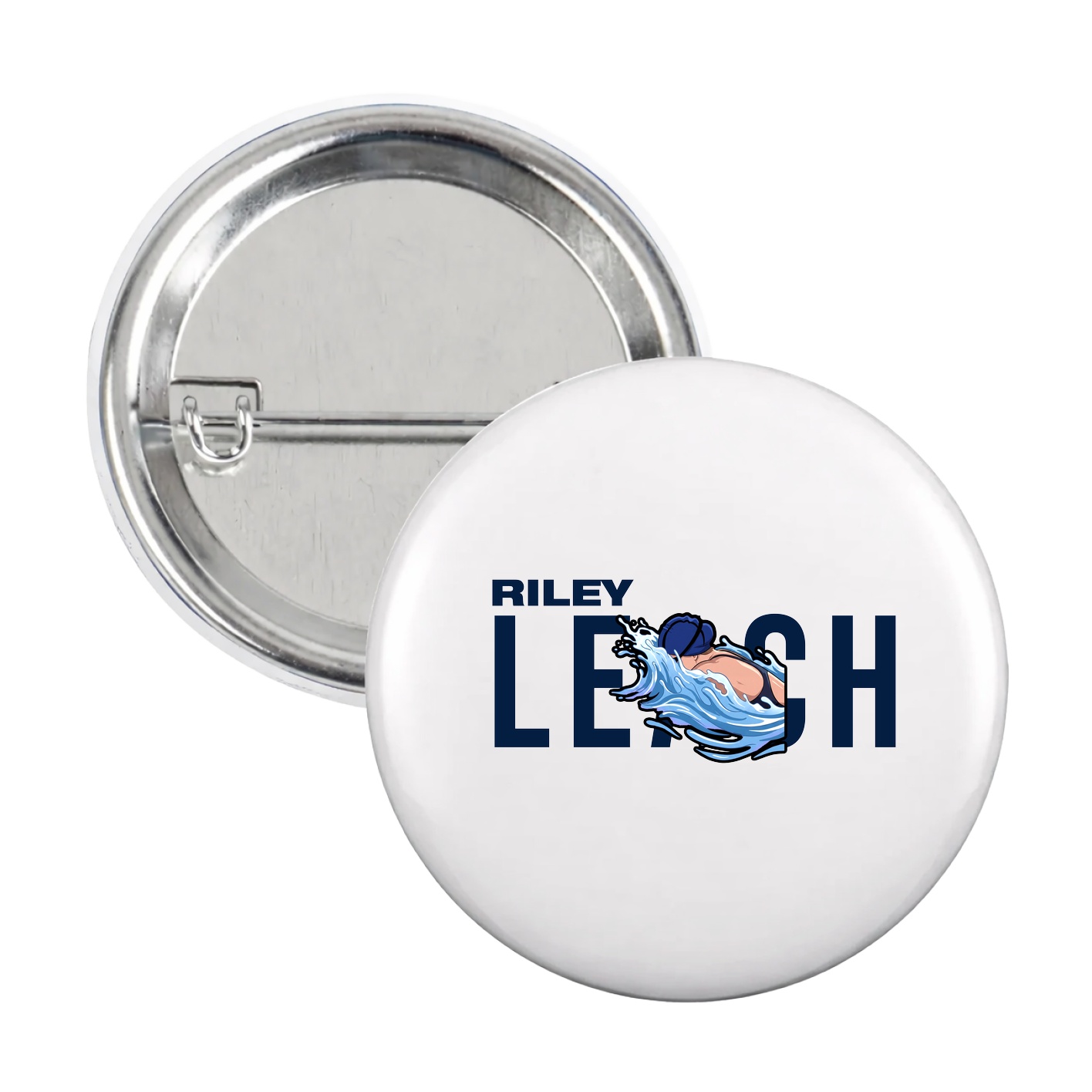 Game Day Button — Player Name in White