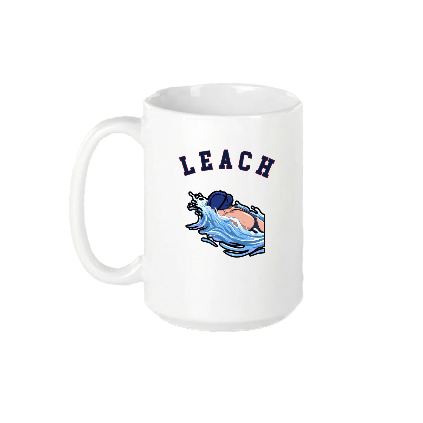 15oz Coffee Mug — Shirsey Arch in White
