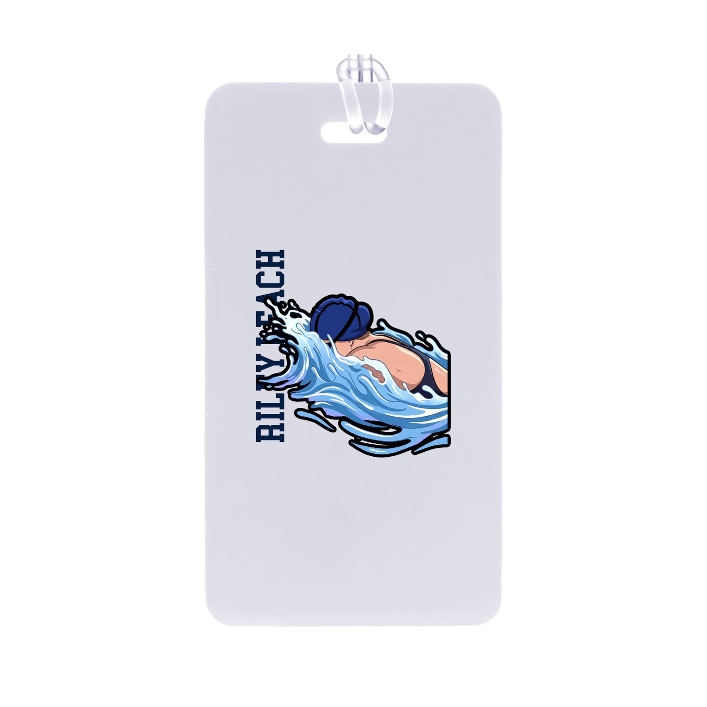 Bag Tag — Name Vertical in Classic