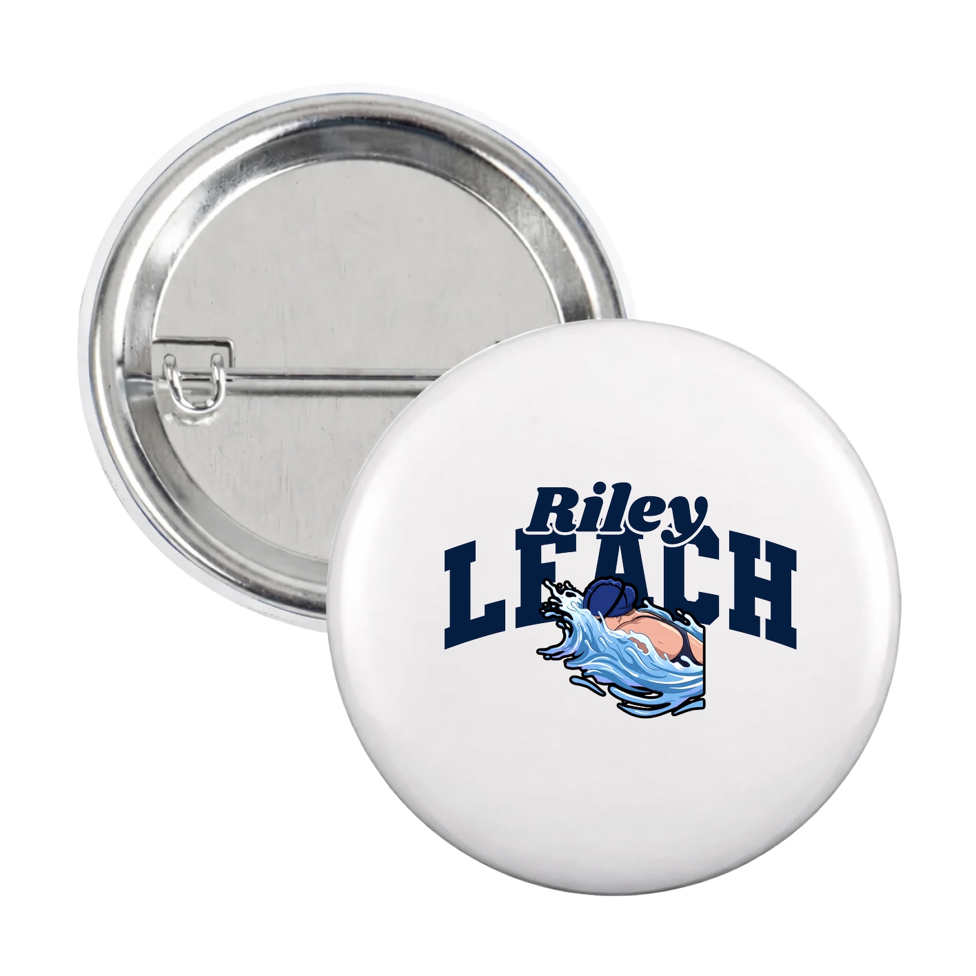 Game Day Button — Signature Arch in White