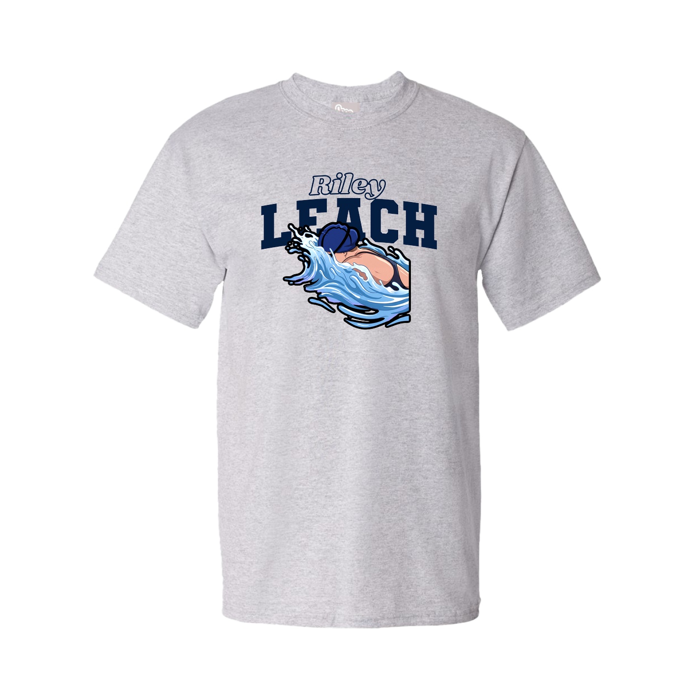 Tee — Name Arch in Grey
