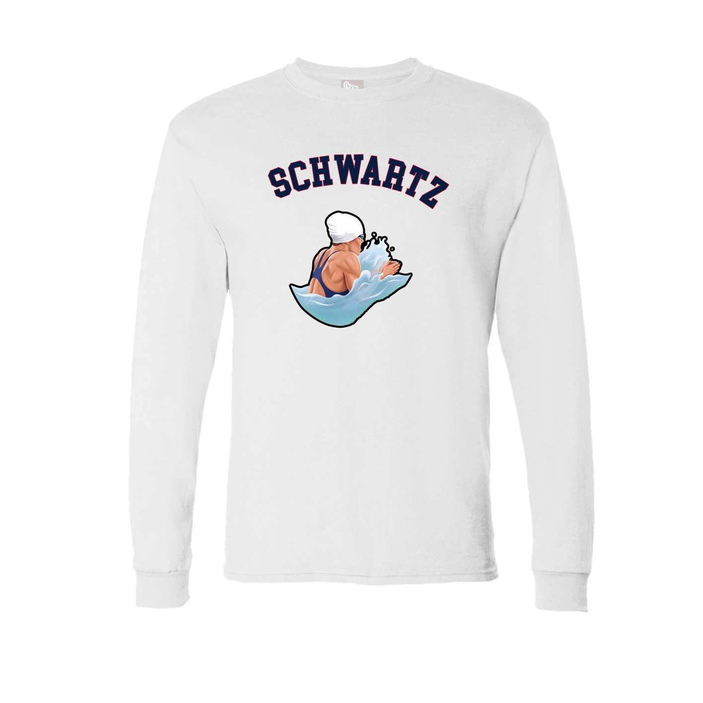 Long Sleeve Tee — Shirsey Arch in White
