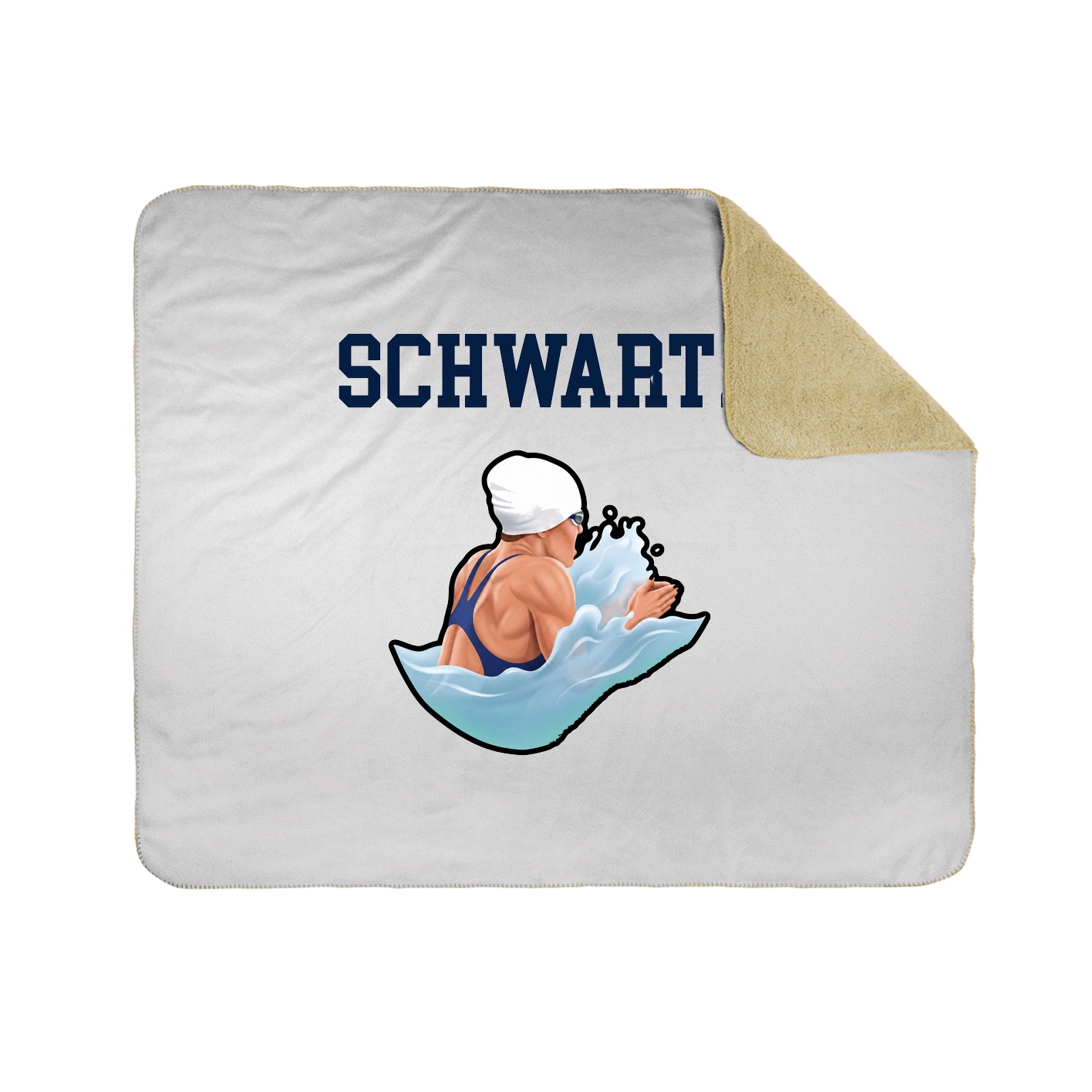 Throw Blanket — Shirsey in White