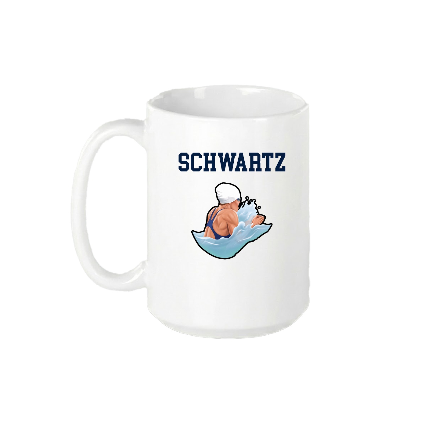 15oz Coffee Mug — Shirsey in White