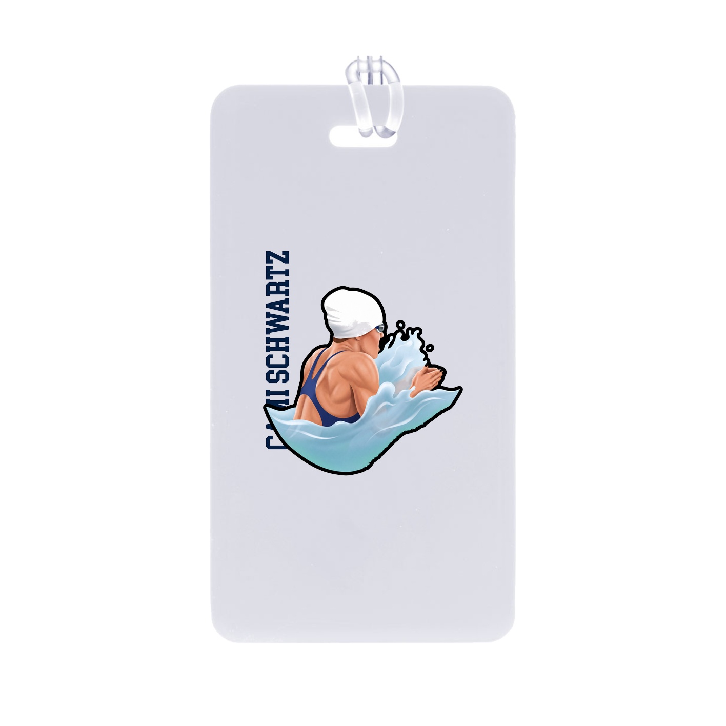 Bag Tag — Name Vertical in Classic
