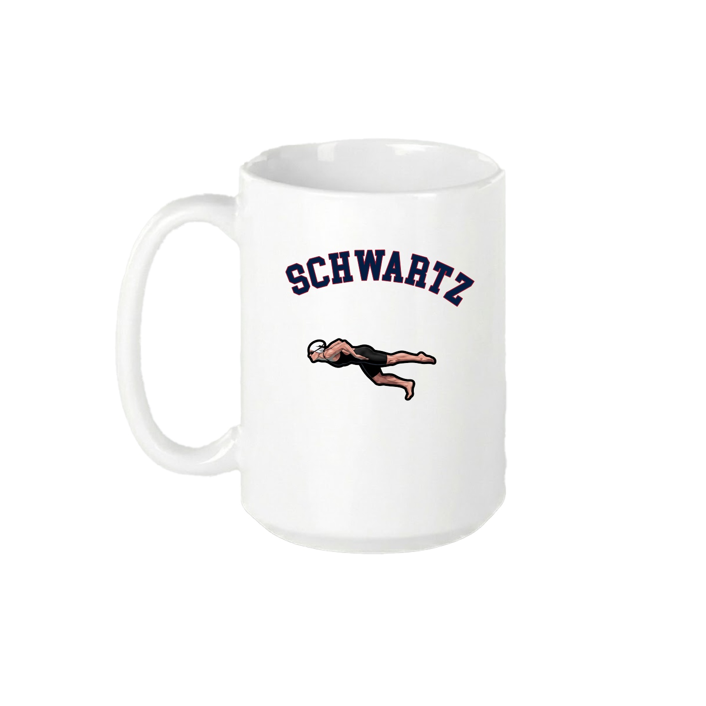 15oz Coffee Mug — Shirsey Arch in White