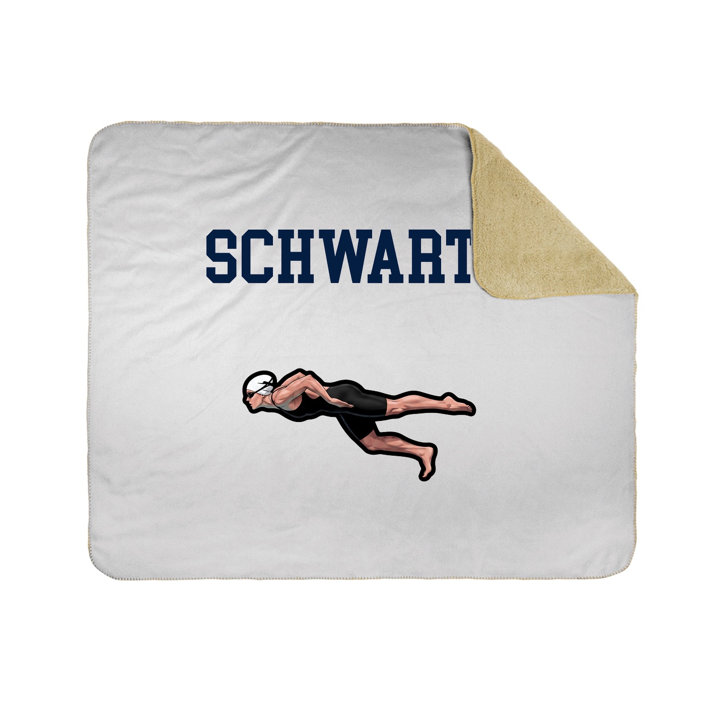 Throw Blanket — Shirsey in White